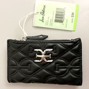 SAM EDELMAN BI-FOLD LOGO QUILTING SLIM WALLET NEW WITH TAG
